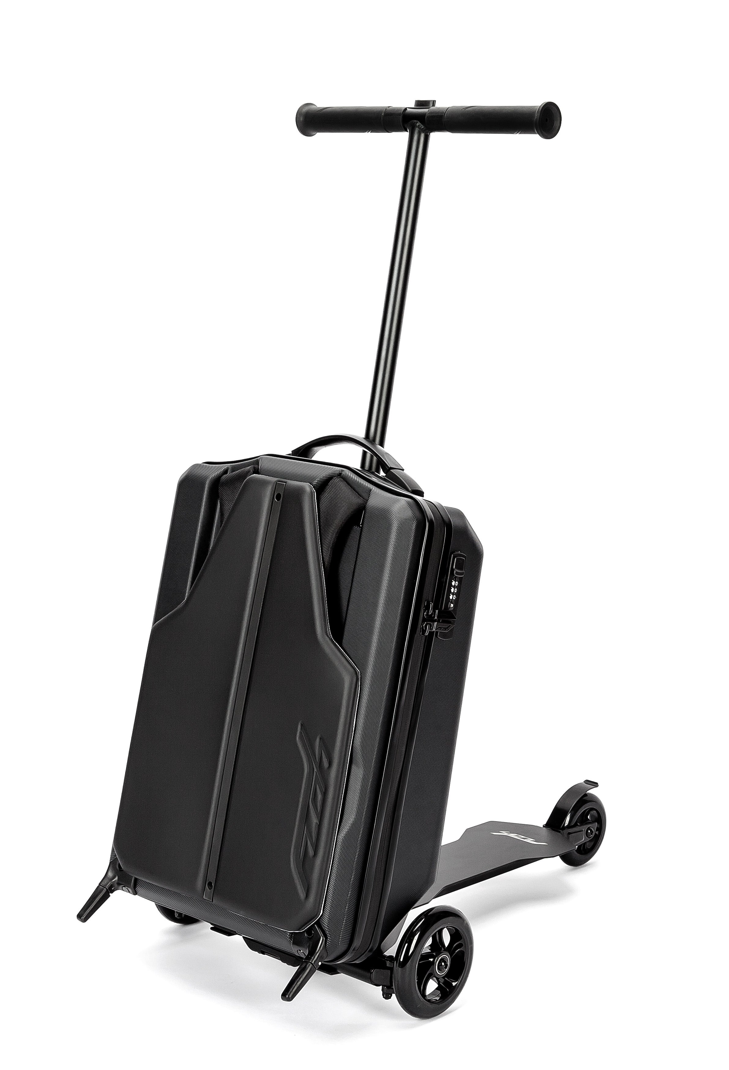 Black Kick Scooter Luggage Carry On Suitcases for Travel – Floh