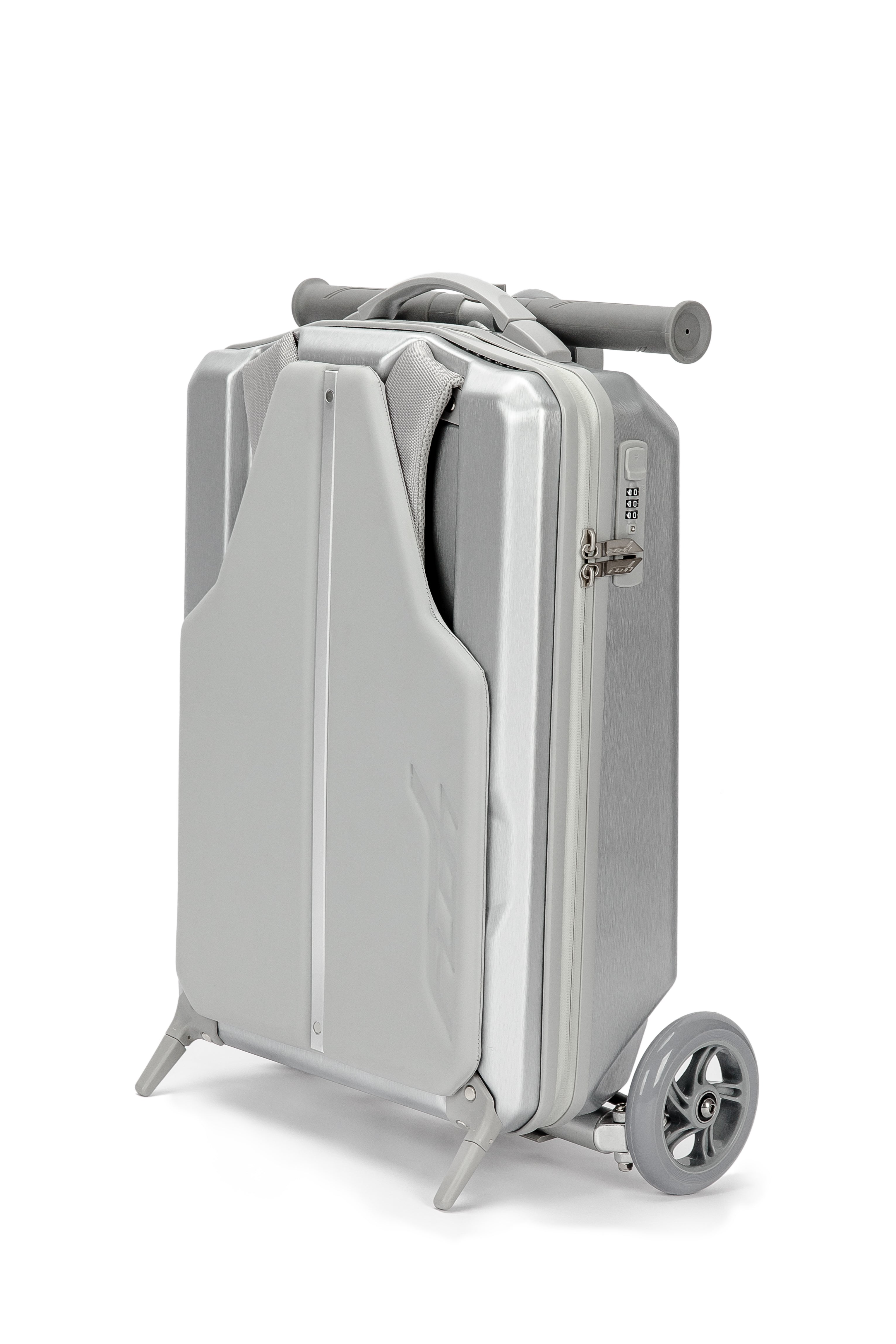 SILVER SCOOTER WITH SUITCASE SHAPE 4